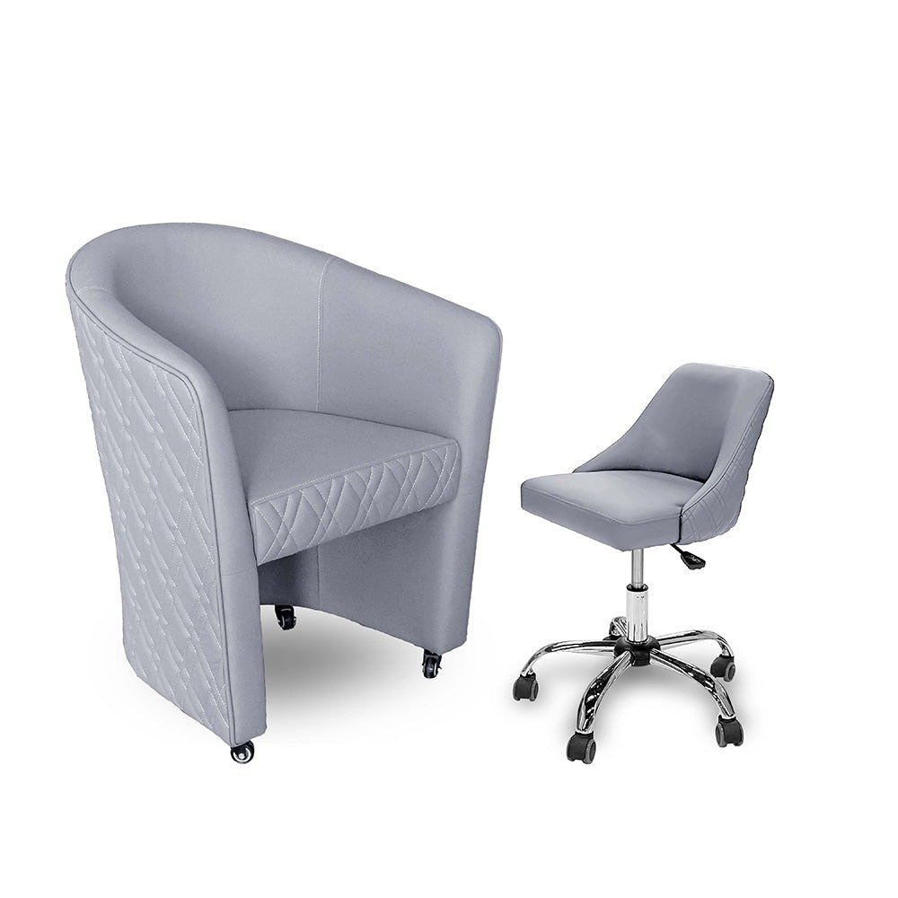 Customer & Technician Chair Lee Lounge Nail Chairs, Nail Tables