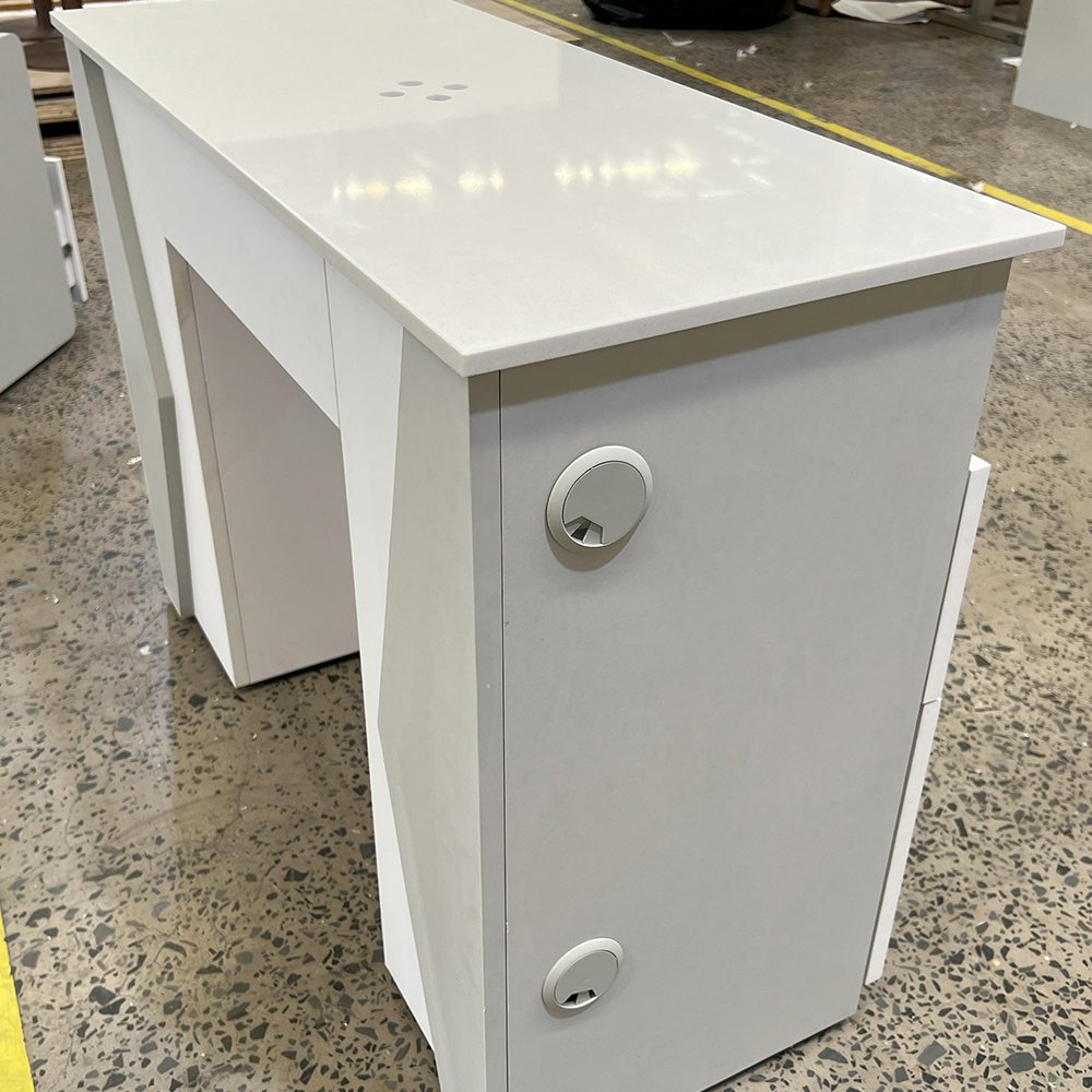 Single Nail Table / Premium Manicure Table with Stone Surface Nail